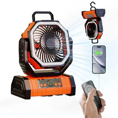 Outdoor Household Power Bank LED Light Camping Fan Value Destination