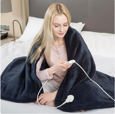 3-Level Safety Heated Blanket with Adjustable Temperature Value Destination