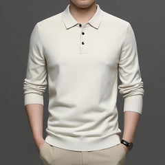 Men's Lapel Knit Pullover Sweater Value Destination