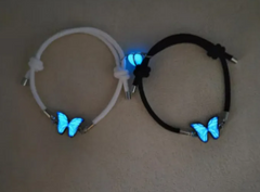 Blue Luminous Smart Butterfly Necklace Value Destination