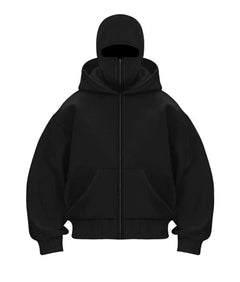 Men's Hooded Zip-Up Baseball Jacket Value Destination