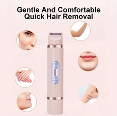 Dual-Head Electric Shaver Painless Women's Epilator Bikini Hair Removal Device Automatic Hair Trimmer Underarm Facial Lips Leg Value Destination