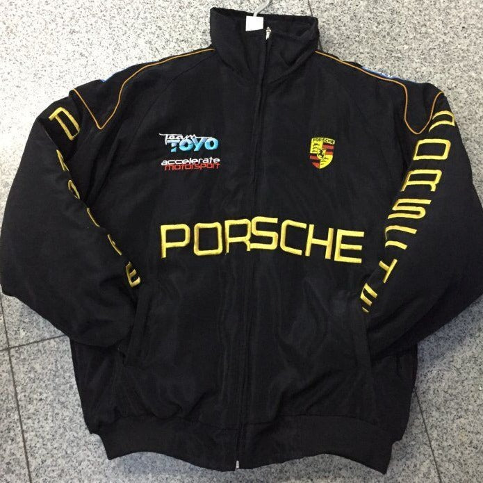 F1 Racing Jacket - Vintage Style Embroidered Outerwear Value Destination
