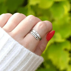 Silver Spiral Heart Ring Value Destination