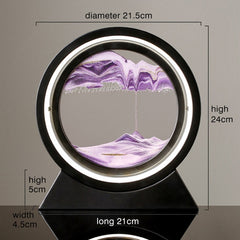 Moving Sand Art Landscape Table Lamp Value Destination
