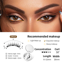 Magnetic False Eyelashes Set with Applicator Value Destination