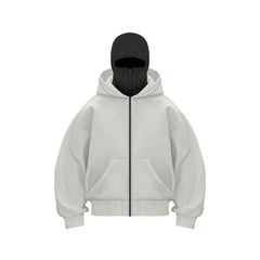 Men's Hooded Zip-Up Baseball Jacket Value Destination