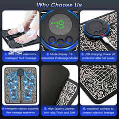Rechargeable Foot Massage Pad Value Destination