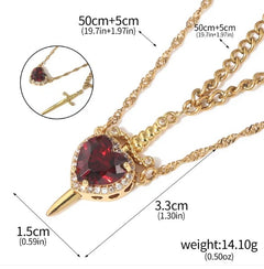 Love Dagger Necklace Value Destination