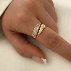 Elegant Adjustable Sparkle Ring Value Destination