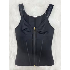 Mesh Waist Slimming Three-Breasted Shapewear Corset Value Destination