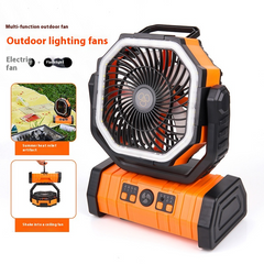 Outdoor Household Power Bank LED Light Camping Fan Value Destination