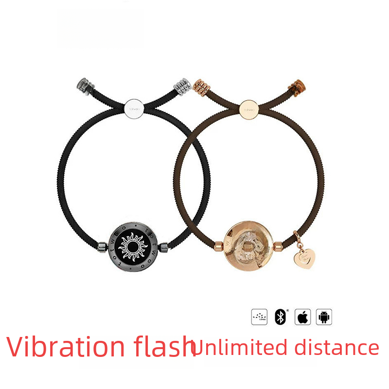 Totwoo Smart Bracelet with Flash & Vibration for Couples Value Destination