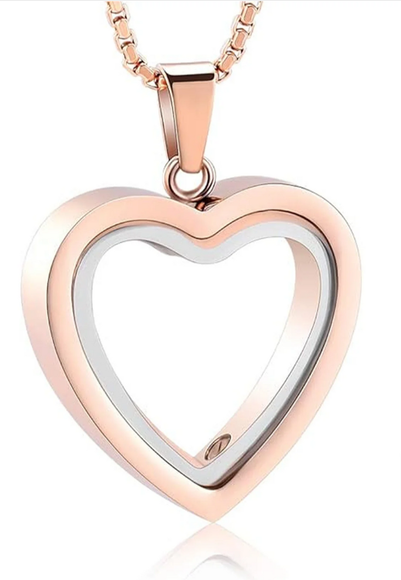 Heartfelt Remembrance: Stainless Steel Heart-Shaped Cremation Pendant Value Destination