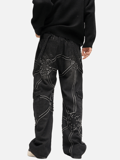 Spider Denim Pants Value Destination
