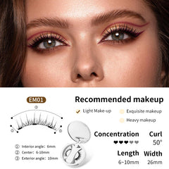 Magnetic False Eyelashes Set with Applicator Value Destination