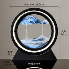 Moving Sand Art Landscape Table Lamp Value Destination
