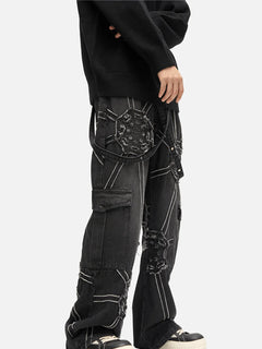 Spider Denim Pants Value Destination