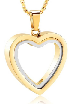 Heartfelt Remembrance: Stainless Steel Heart-Shaped Cremation Pendant Value Destination