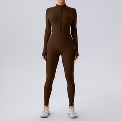 Fleece-Lined Yoga Jumpsuit Value Destination