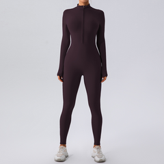 Fleece-Lined Yoga Jumpsuit Value Destination