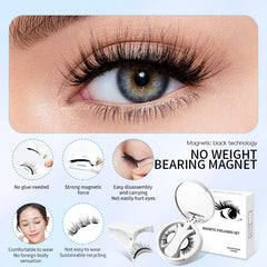 Magnetic False Eyelashes Set with Applicator Value Destination