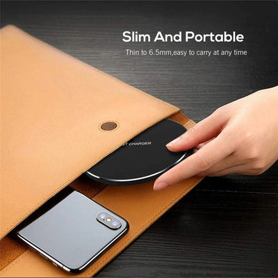 60W Wireless Charger Pad for iPhone & Samsung Phones Value Destination