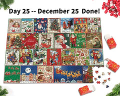 Merry Jigsaw Advent Calendar Puzzle Value Destination