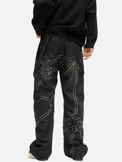 Spider Denim Pants Value Destination