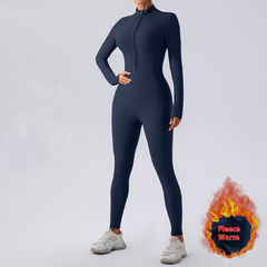 Fleece-Lined Yoga Jumpsuit Value Destination