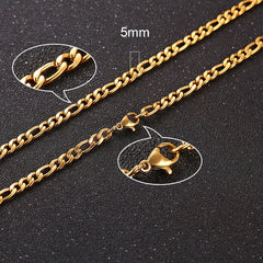 Twisted Rope Figaro Necklaces Value Destination