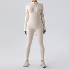 Fleece-Lined Yoga Jumpsuit Value Destination