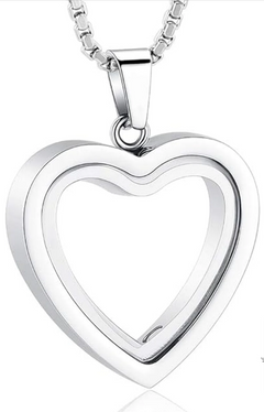 Heartfelt Remembrance: Stainless Steel Heart-Shaped Cremation Pendant Value Destination