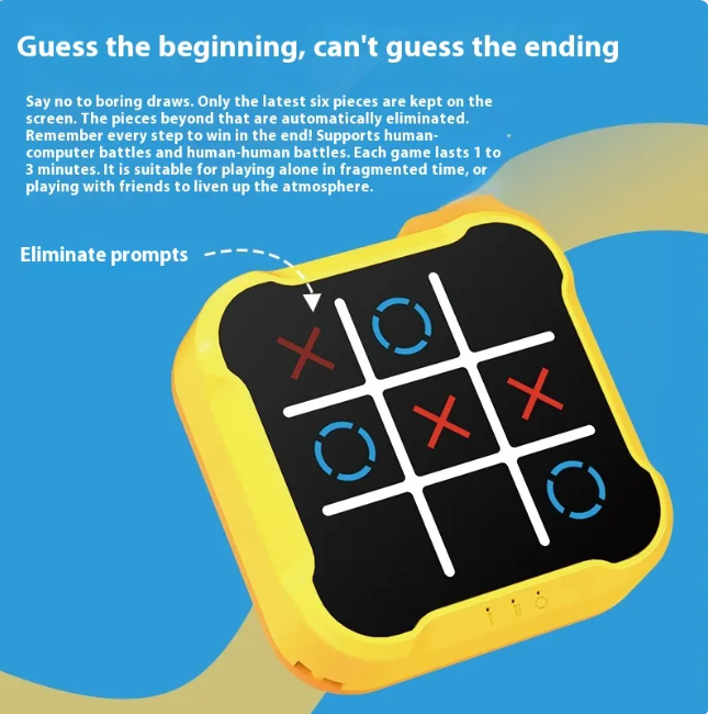 Educational Tic-Tac-Toe Toy for Kids Value Destination