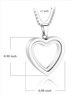 Heartfelt Remembrance: Stainless Steel Heart-Shaped Cremation Pendant Value Destination