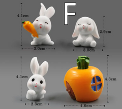 Mini Resin Animal Figurines – DIY Micro-Landscape Decor Value Destination