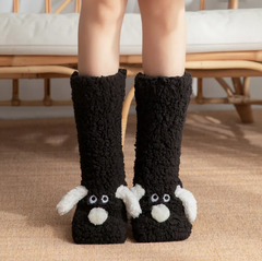 Women’s Plush Dog Socks Value Destination