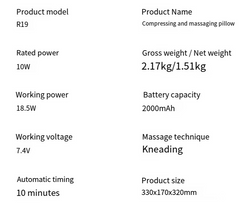 Neck & Shoulder Massage Pillow Value Destination