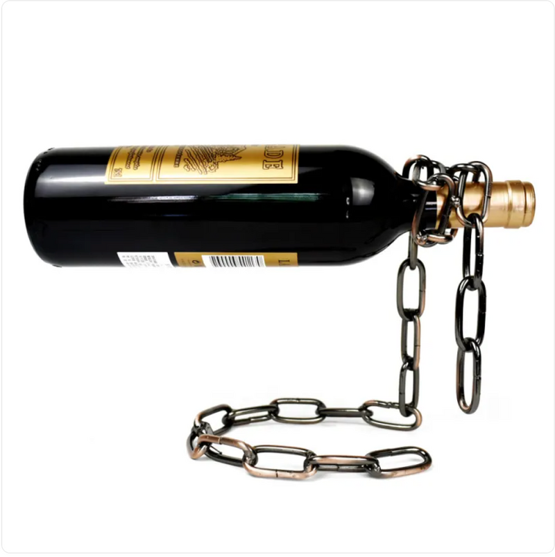 Suspension Chain Wine Rack Metal Holder Value Destination