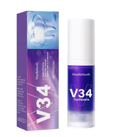 V34 Tooth Cleaning Mousse Value Destination
