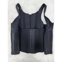 Mesh Waist Slimming Three-Breasted Shapewear Corset Value Destination