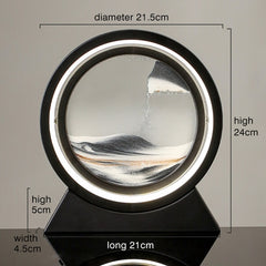Moving Sand Art Landscape Table Lamp Value Destination