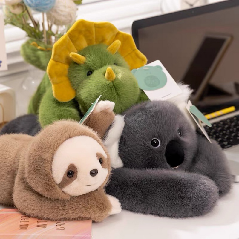 Panda, Koala, Sloth, Dinosaur, Bear & Little Panda Plush Doll Gift – Kids Soft Stuffed Toy Value Destination