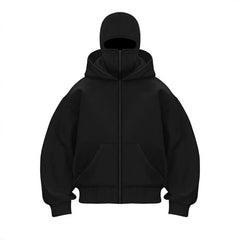 Men's Hooded Zip-Up Baseball Jacket Value Destination