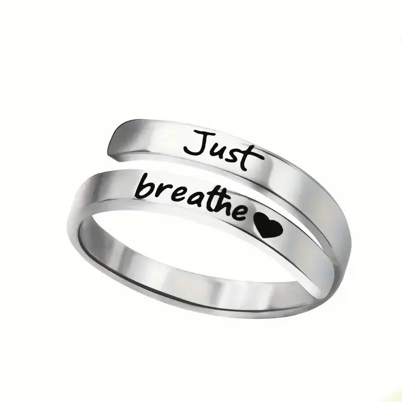 Silver Spiral Heart Ring Value Destination