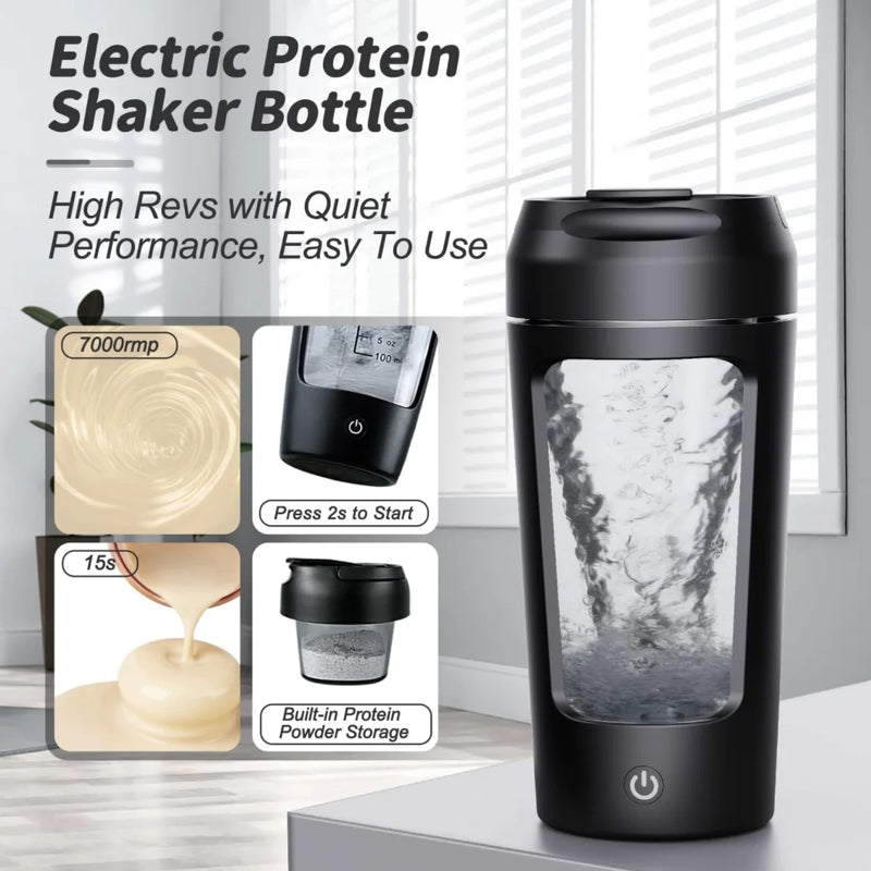 Electric Portable Whey Protein Shaker Bottle Value Destination