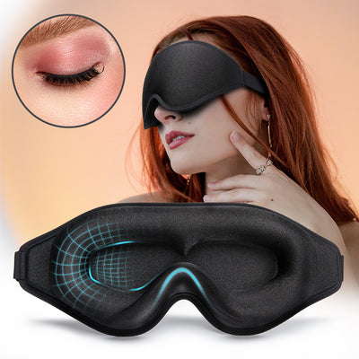 3D Natural Memory Foam Sleep Mask for Comfort Value Destination