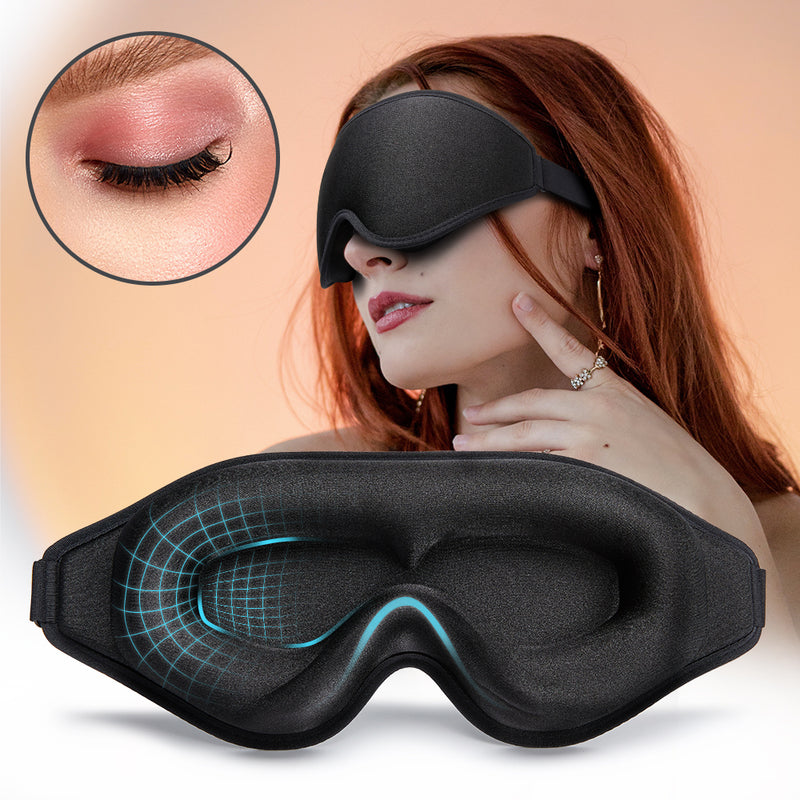3D Natural Memory Foam Sleep Mask for Comfort Value Destination